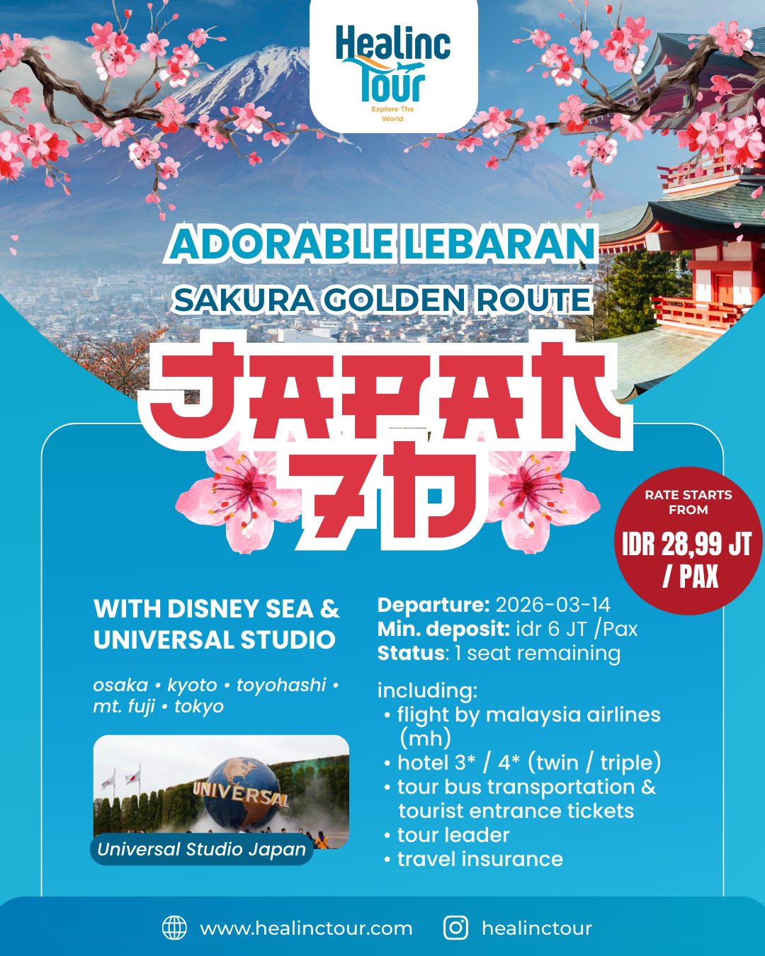 APAN 7D Sakura Golden Route